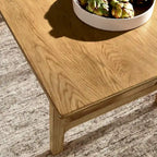 Cesis Modern Scandinavian Light Oak Finish 71 Dining Table