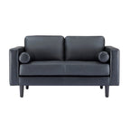 Genuine Mid-Century Leather Sofa Couch for Living Room Luxury Couch Sofa Furniture for Home Office Bedroom