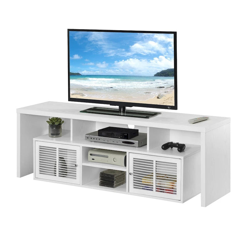 Mobile TV Lexington da 65 pollici di Convenience Concepts con ripiani e armadietti contenitori