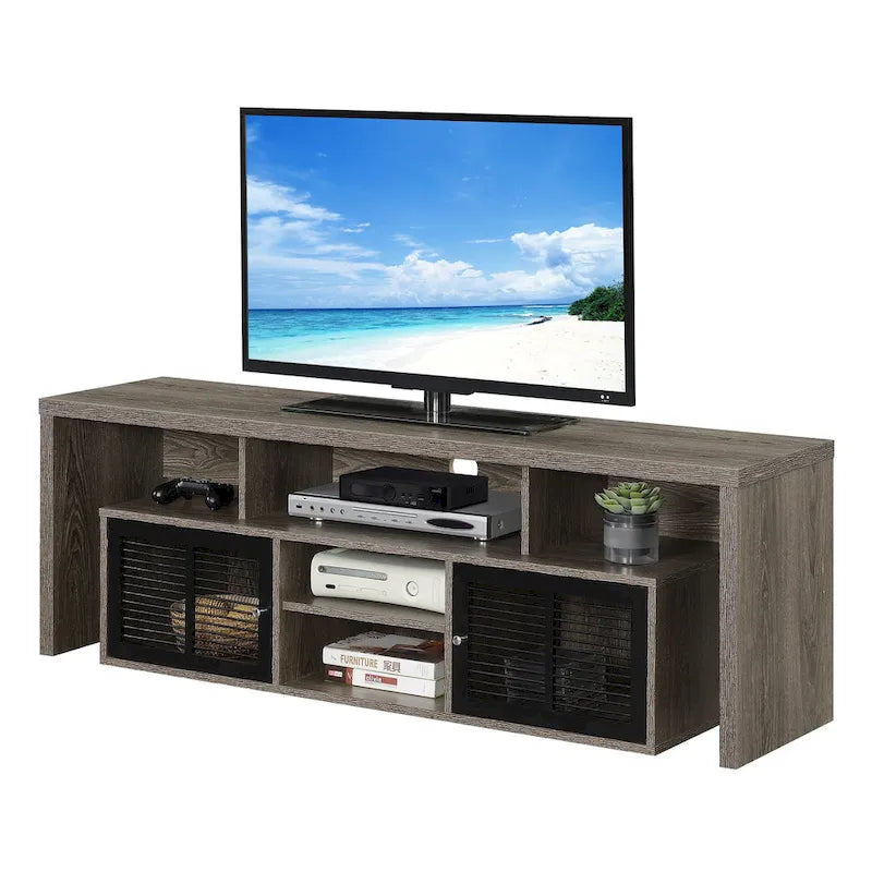 Mobile TV Lexington da 65 pollici di Convenience Concepts con ripiani e armadietti contenitori