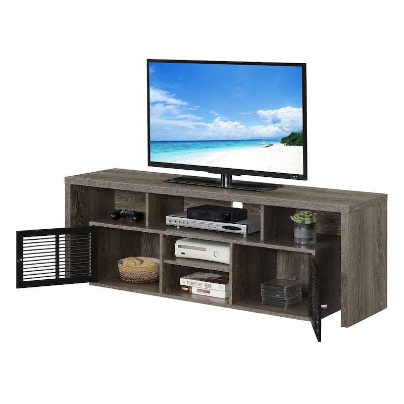 Mobile TV Lexington da 65 pollici di Convenience Concepts con ripiani e armadietti contenitori