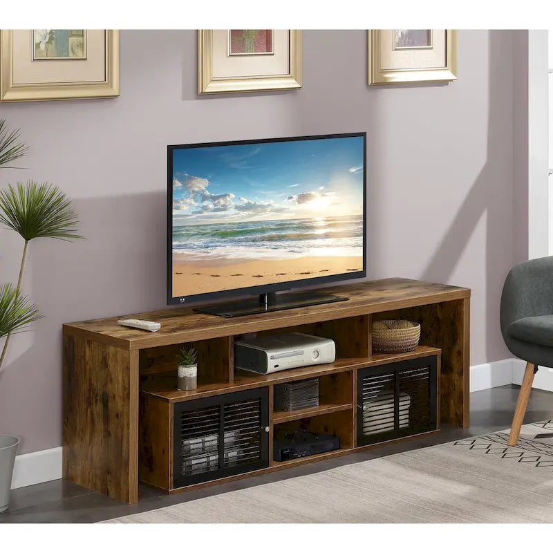 Mobile TV Lexington da 65 pollici di Convenience Concepts con ripiani e armadietti contenitori