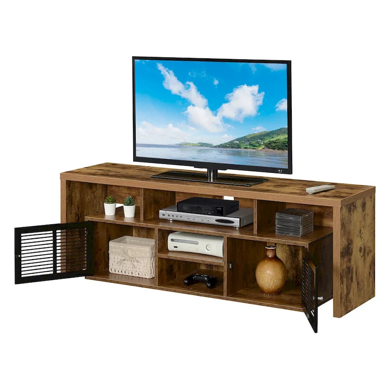 Mobile TV Lexington da 65 pollici di Convenience Concepts con ripiani e armadietti contenitori
