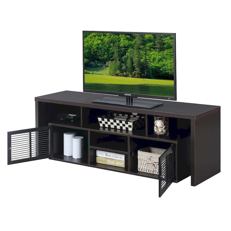 Mobile TV Lexington da 65 pollici di Convenience Concepts con ripiani e armadietti contenitori