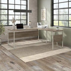 Hybrid 72W x 30D L Shaped Table Desk by Bush Business Furniture