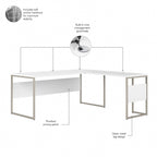 Hybrid 72W x 30D L Shaped Table Desk by Bush Business Furniture