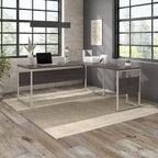 Hybrid 72W x 30D L Shaped Table Desk by Bush Business Furniture