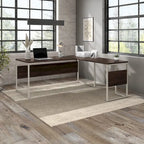 Hybrid 72W x 30D L Shaped Table Desk by Bush Business Furniture
