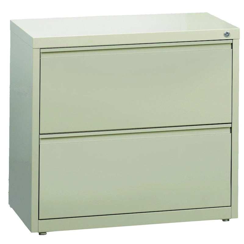 30-Inch 2-Drawer Steel Lateral File Cabinet with Lock