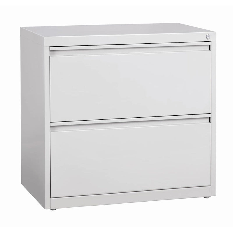 30-Inch 2-Drawer Steel Lateral File Cabinet with Lock