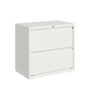 30-Inch 2-Drawer Steel Lateral File Cabinet with Lock