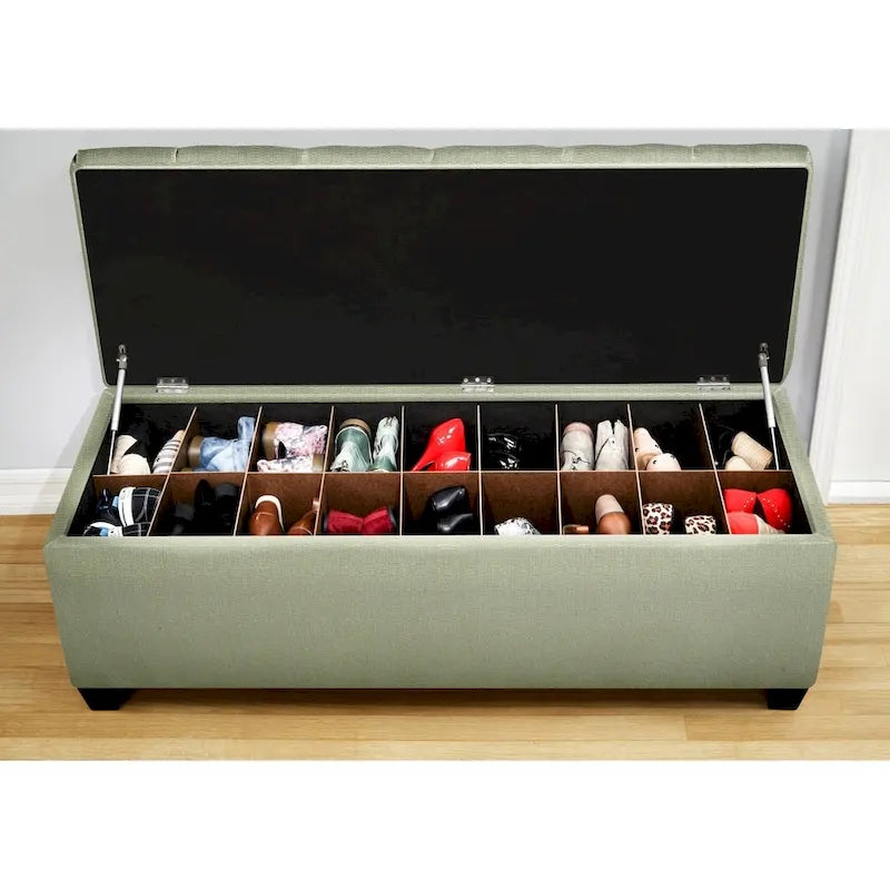 The Sole Secret Shoe Storage Bench - Candice Ivy