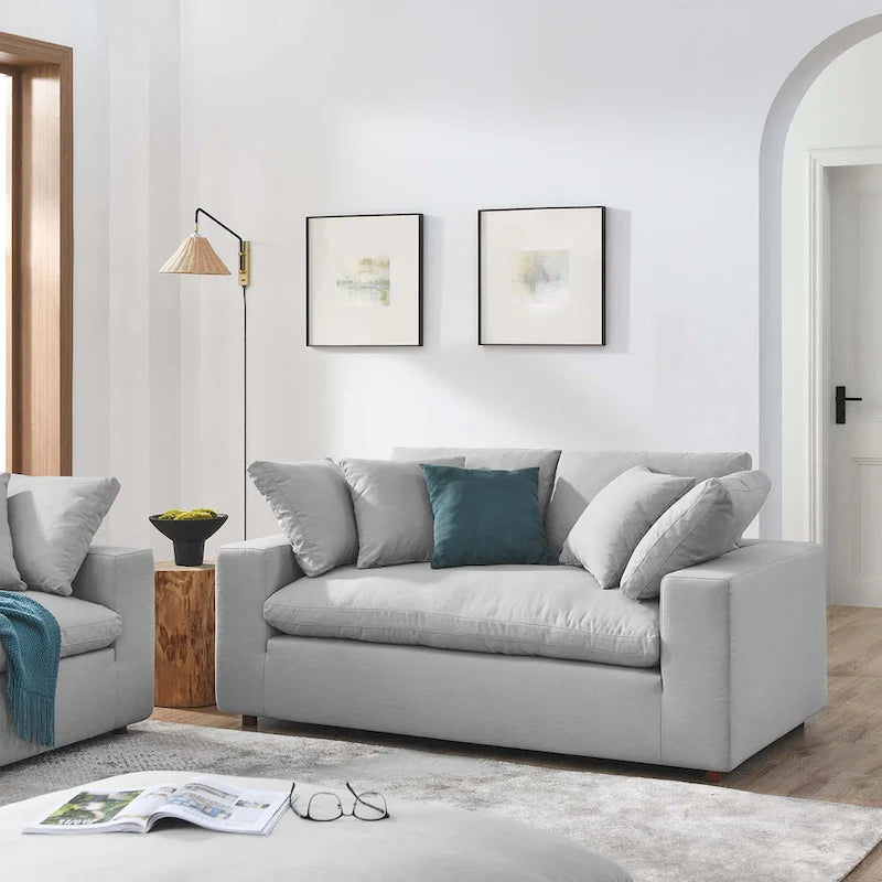 Commix Down Filled Overstuffed Loveseat - N/A