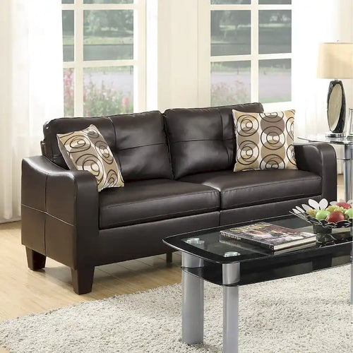 Set Divano a 2 Pezzi con Cuscini Decorativi