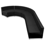 5 PC LeatherSoft Modular Reception Configuration w/Taut Back &Seat