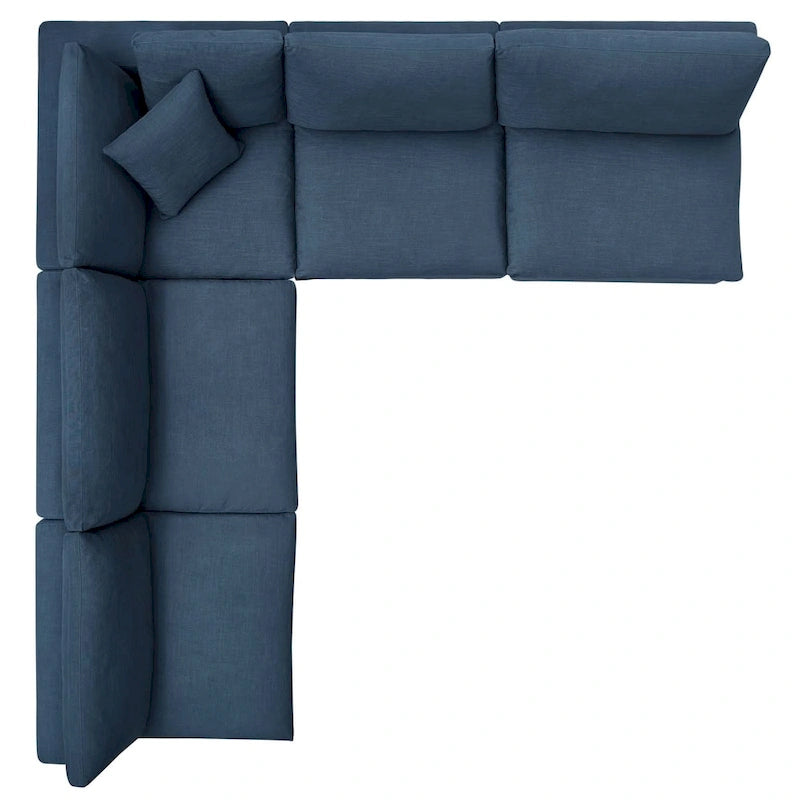 Copper Grove Hrazdan Down-filled Overstuffed 5-piece Sectional Sofa Set