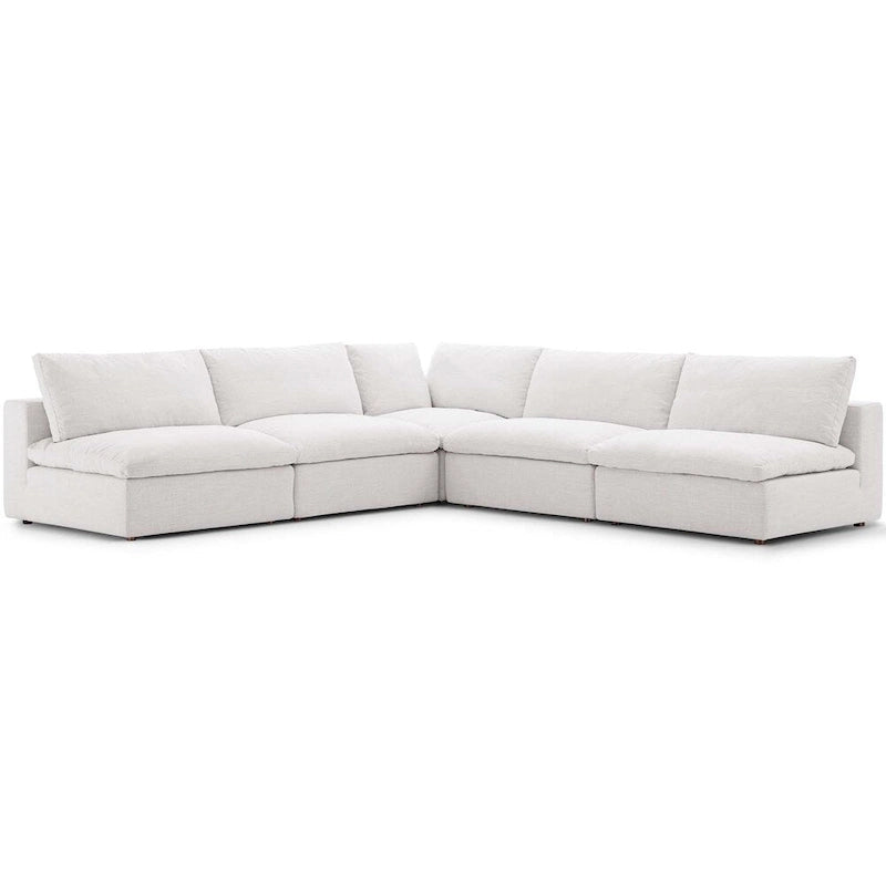 Copper Grove Hrazdan Down-filled Overstuffed 5-piece Sectional Sofa Set