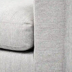Denly I Beige Slipcover Two Seater Sofa
