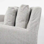 Denly I Beige Slipcover Two Seater Sofa