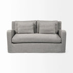 Denly I Beige Slipcover Two Seater Sofa