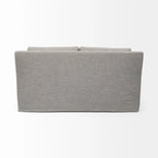 Denly I Beige Slipcover Two Seater Sofa