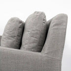 Denly I Beige Slipcover Two Seater Sofa