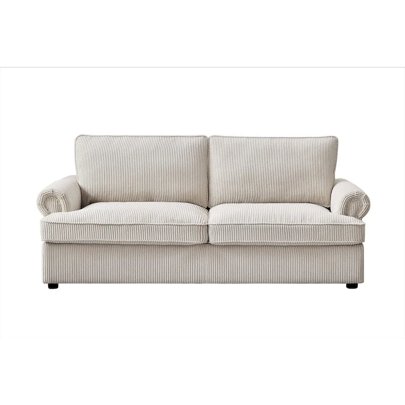 US Pride Furniture Viviana 76 inch Polyester Cushion Back Sofa Bed