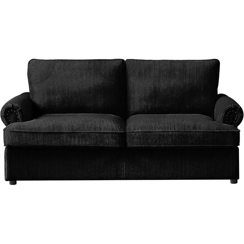 US Pride Furniture Viviana 76 inch Polyester Cushion Back Sofa Bed