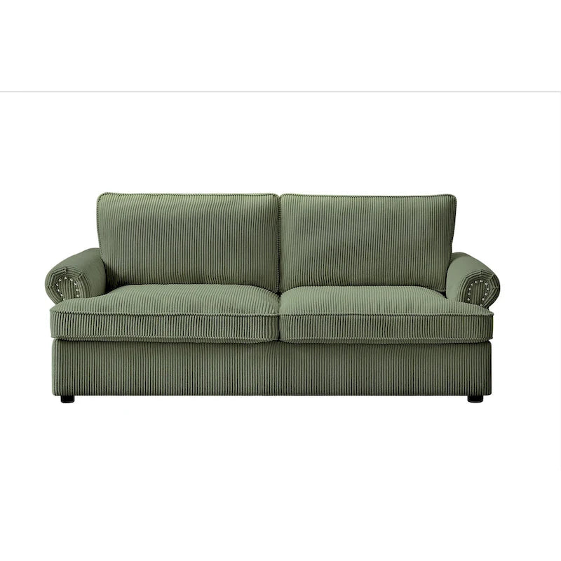 US Pride Furniture Viviana 76 inch Polyester Cushion Back Sofa Bed