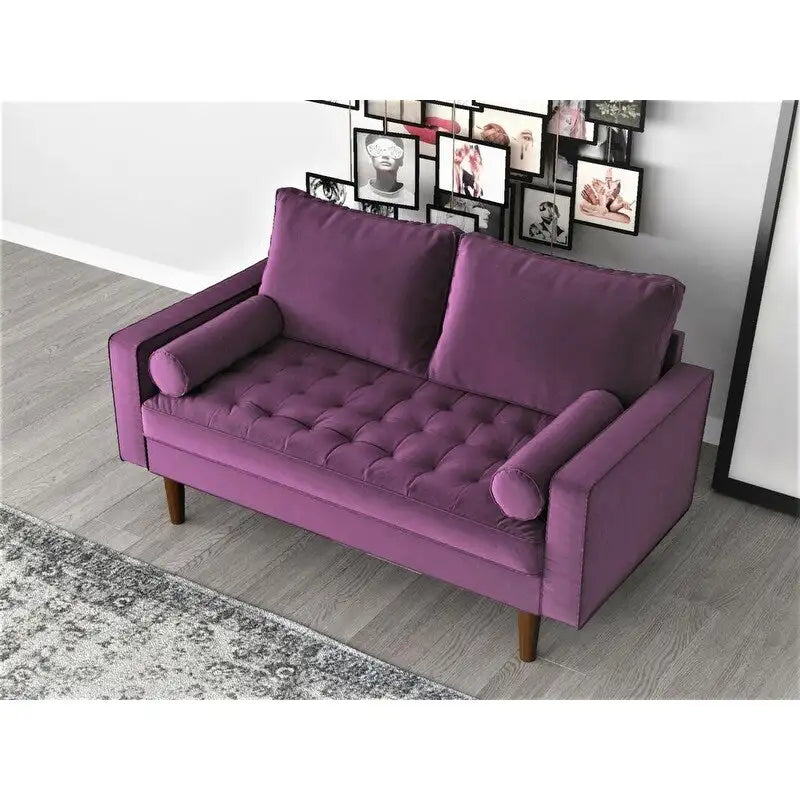Divanetto due posti in velluto US Pride Mac