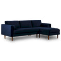 Divano sezionale destro in tessuto Napa 104.5 Poly & Bark