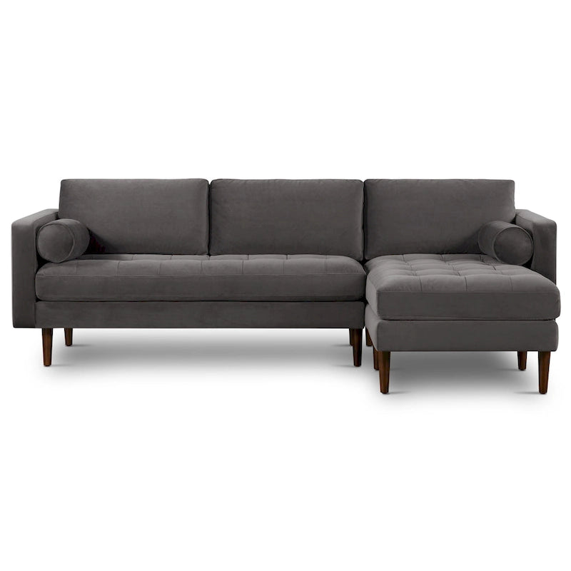 Divano sezionale destro in tessuto Napa 104.5 Poly & Bark