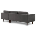 Divano sezionale destro in tessuto Napa 104.5 Poly & Bark