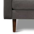 Divano sezionale destro in tessuto Napa 104.5 Poly & Bark