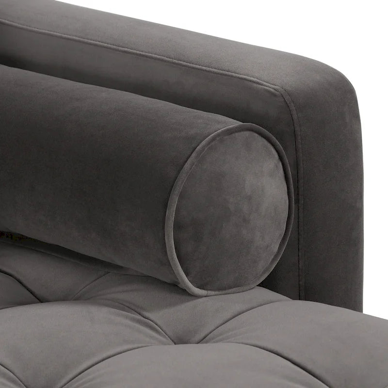 Divano sezionale destro in tessuto Napa 104.5 Poly & Bark