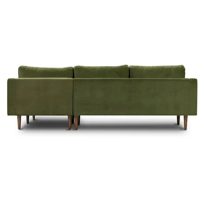 Divano sezionale destro in tessuto Napa 104.5 Poly & Bark