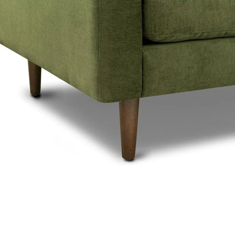 Divano sezionale destro in tessuto Napa 104.5 Poly & Bark