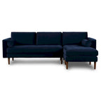 Divano sezionale destro in tessuto Napa 104.5 Poly & Bark
