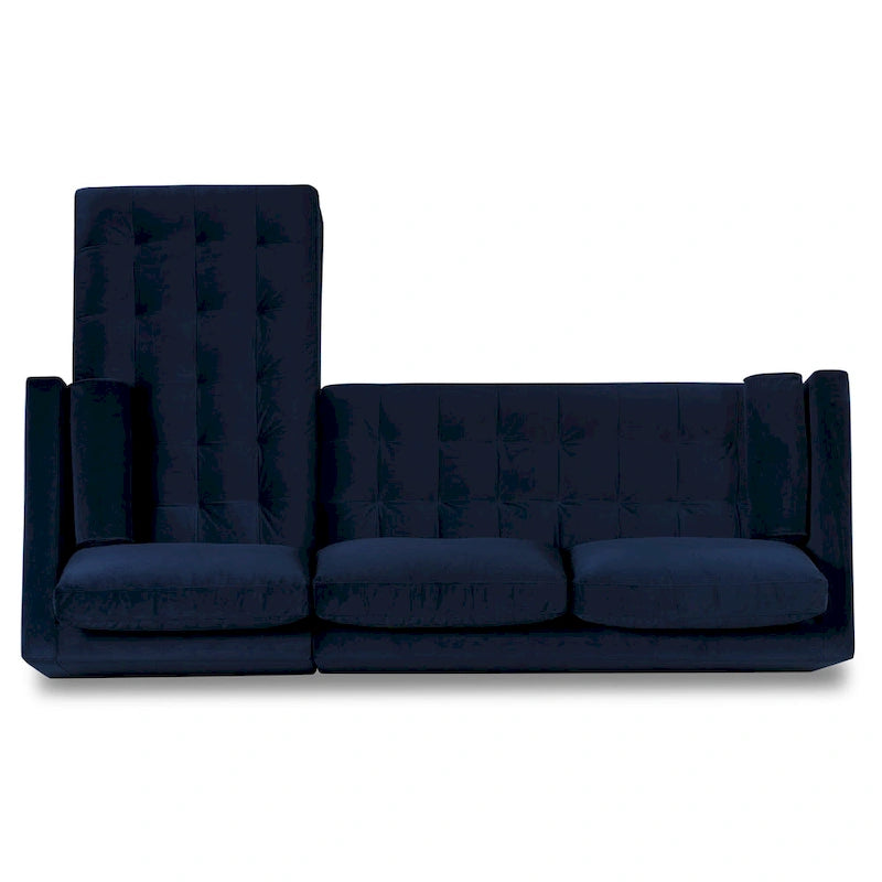 Divano sezionale destro in tessuto Napa 104.5 Poly & Bark