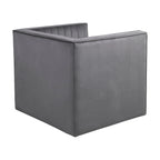 Madison Park Gayley Channel Tufted Swivel Armchair