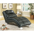 Chaise imbottita Isley con base ad arco
