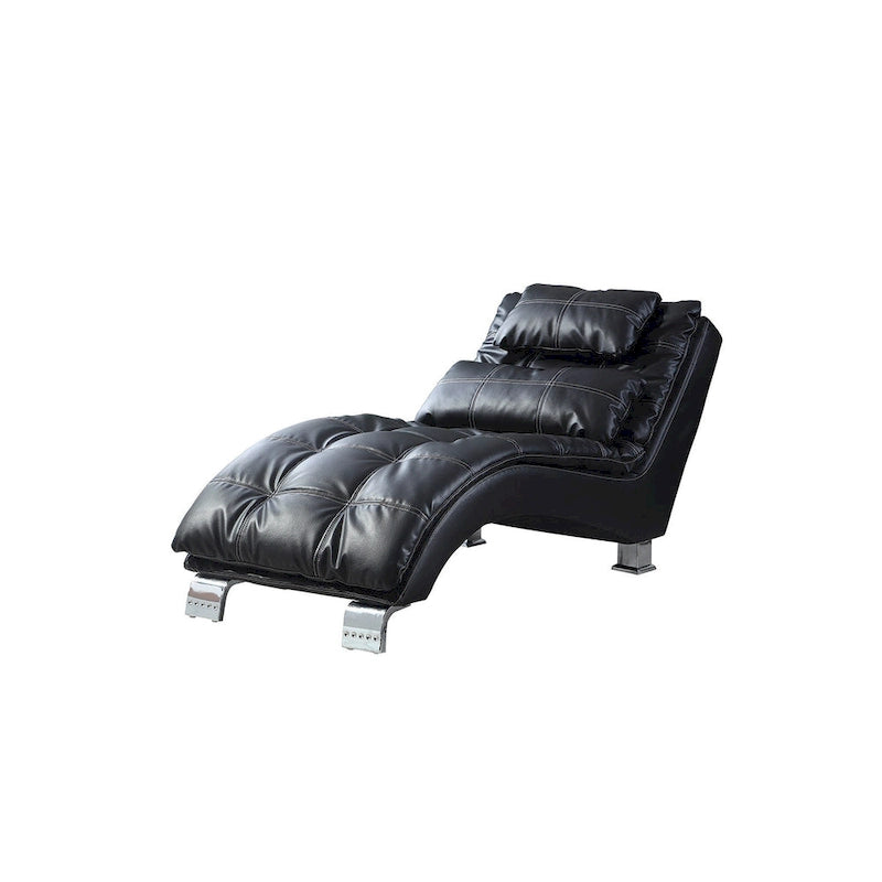 Chaise imbottita Isley con base ad arco