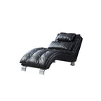 Chaise imbottita Isley con base ad arco