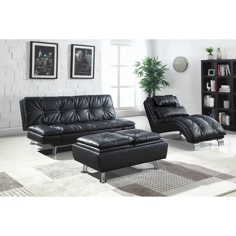 Chaise imbottita Isley con base ad arco