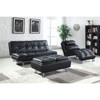 Chaise imbottita Isley con base ad arco