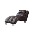 Chaise imbottita Isley con base ad arco