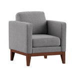 Vail Linen Upholstered Accent Chair by iNSPIRE Q Modern