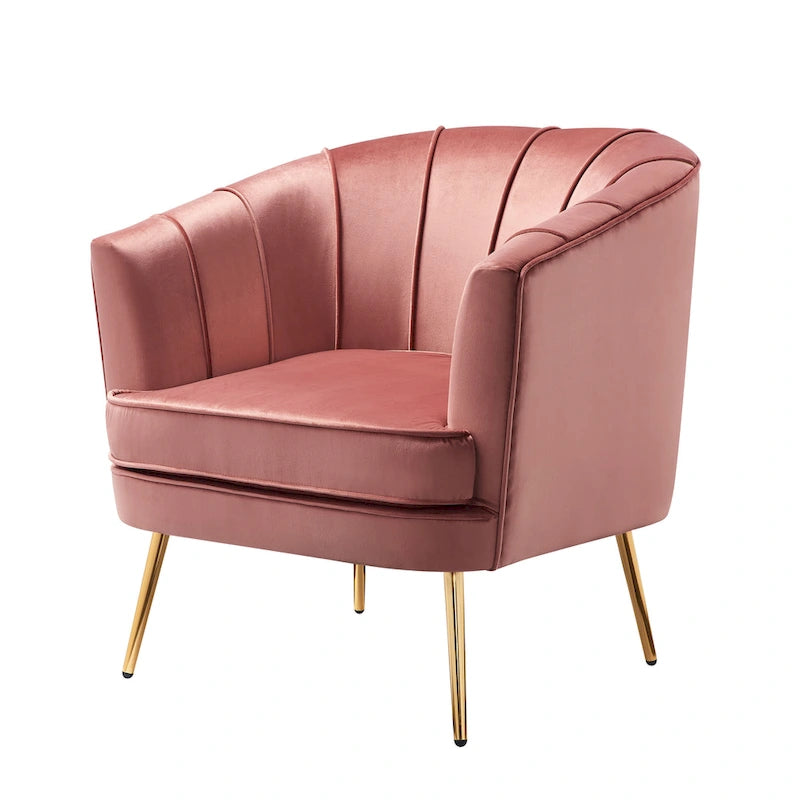 Delicia Contemporary Upholstered Accent Chair by Furniture of America