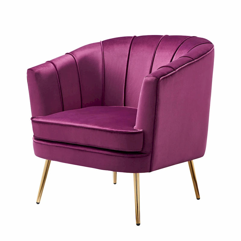 Delicia Contemporary Upholstered Accent Chair by Furniture of America