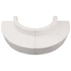 Configurazione Modulare 4 PC in LeatherSoft per Reception con Schienale & Sedile Tesi - 105L x 25.25 - 52.5P x 27A
